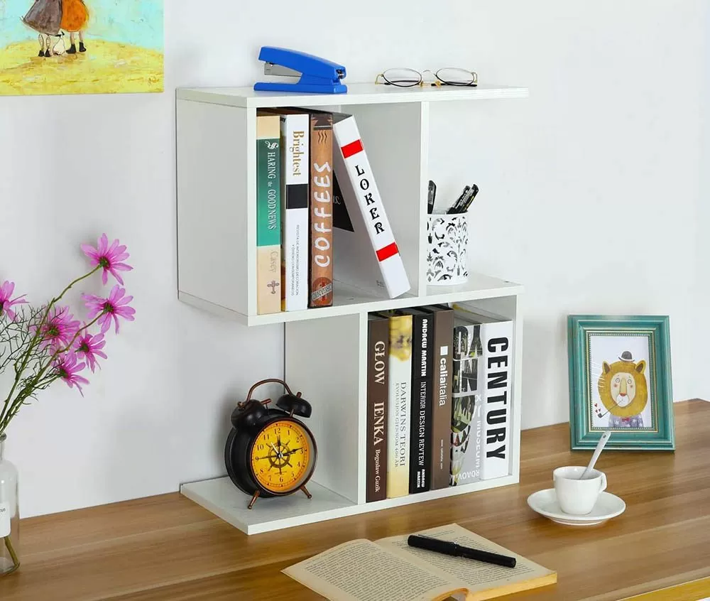 Kệ sách nhỏ gọn tối ưu hoá góc làm việc