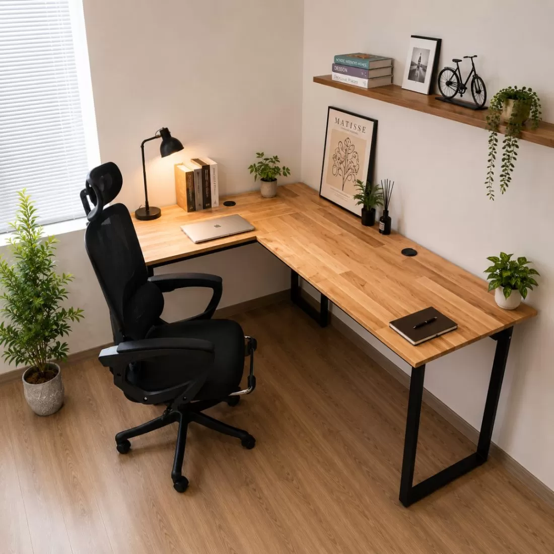 bàn làm việc gỗ cao su