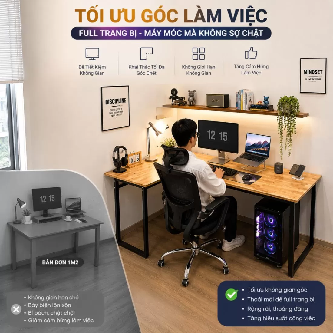 bàn làm việc tại nhà