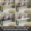 Bàn Làm Việc, Bàn Học, Bàn Gaming 2 Chỗ Ngồi FUFUTECH U PLUS Chân Đen Mặt Nâu Dày 34mm