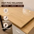 Bàn Làm Việc Có Hộc Tủ Chân Gỗ HH000597 | 1m2, 1m4, 1m6