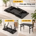 Bàn Gaming Chân Xếp Gọn Fufutech - 2 Màu Chân, Gấp Nhanh