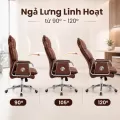 Ghế Giám Đốc, Trưởng Phòng Bọc Da Cao Cấp FFT245 Fufutech