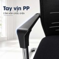 Ghế Chân Quỳ Lưng Lưới HH000751 Đen | Khung Thép, Tải 90kg
