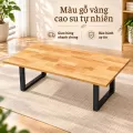 Bàn Bệt Làm Việc Gỗ Cao Su Tự Nhiên Chữ U Fufutech