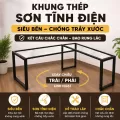 Bàn Làm Việc Fufutech Chữ L Gỗ Cao Su Tự Nhiên