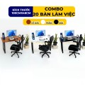 Combo 20  Bàn D100X48cm 