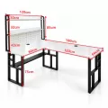 ⚪ Trắng Full PK (Kệ + bảng treo)