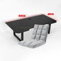 Bàn đen + Ghế xám,1m2