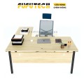 Bàn giám đốc phong cách Basic góc chữ L