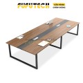 Bàn họp Cao cấp Fufutech Academia Tích hợp hộp điện âm bàn