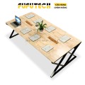 Bàn họp Fufutech phong cách Basic Chân chữ X