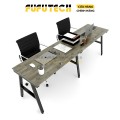 Bàn làm việc 2 người Fufutech phong cách Minimalist Chân Chữ A2