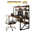 Combo Bàn Làm Việc Fusmart Liền giá sách Space-Y, Ghế H-Olex 1 và Full phụ kiện