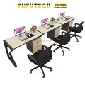 Bàn làm việc 3 người Fufutech phong cách M-Space, tích hợp tủ di động