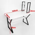 Trắng-1m4-Kệ sách