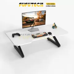 Bàn bệt gaming chữ Z mặt trắng