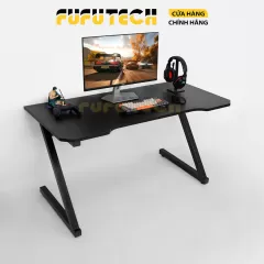 Bàn Gaming Chữ Z Chân Đen Mặt Đen