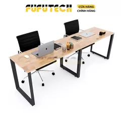 Bàn làm việc 2 người Fufutech phong cách Minimalist Chân Chữ U