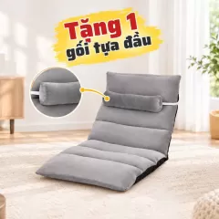 Ghế bệt Fufutech Nâng cấp chất liệu nhung lạnh êm ái, thoải mái kèm gối tựa nhỏ. 