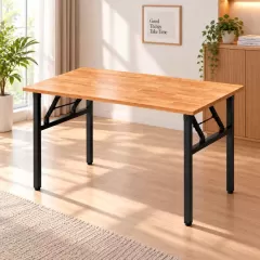 Bàn Gỗ Cao Su Chân Xếp Gọn Fufutech | 2 KÍCH THƯỚC 1m2, 1m4