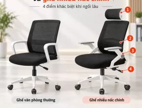 Ghế văn phòng thường thiếu gì để ngồi lâu vẫn không mỏi?