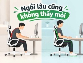 Ngồi làm việc cả ngày bị mỏi lưng và cách ngồi không mỏi