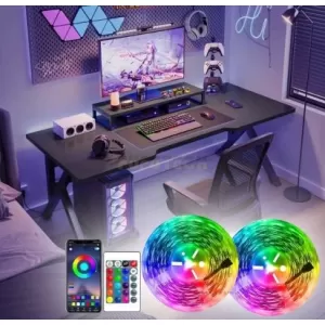 Bàn Gaming K2 Tích Hợp Lỗ Đi Dây, Kệ CPU Kết Hợp D...