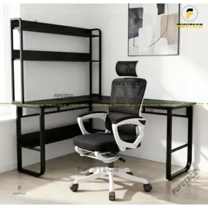 Combo Bàn Làm Việc, Bàn Học STU02 Có Kệ, Ghế Công ...