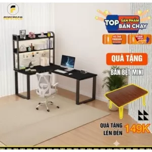 Bàn Làm Việc, Gaming Góc Chữ L Kết Hợp Bảng Pegboa...