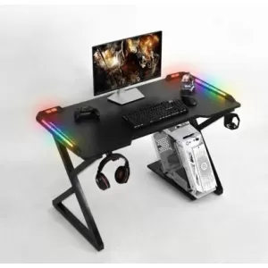 Bàn Gaming Fufutech X-Razer Chân đen Mặt đen