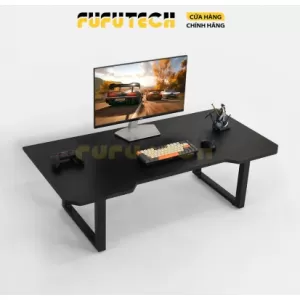 Bàn Bệt Gaming Chữ U Mặt Đen
