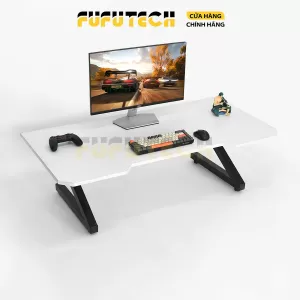 Bàn Bệt Gaming Chữ Z Mặt Trắng