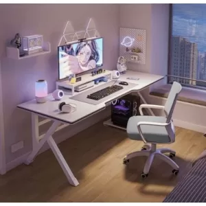 Bàn Gaming Fufutech K2 Trắng