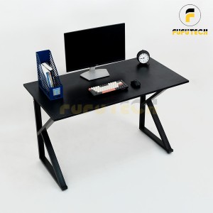 Bàn làm việc chữ K Chân đen Mặt đen