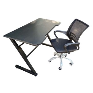 Combo Bàn Chữ Z Nâng Cấp và Ghế Xoay Lưới GXL1