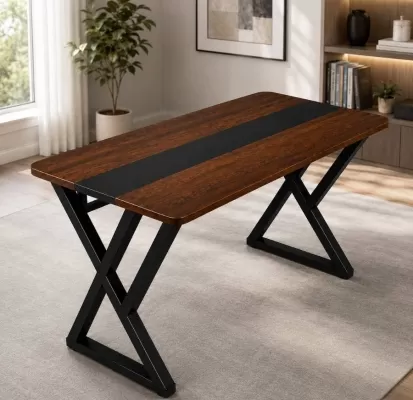 Bàn Làm Việc Chân Double X Rộng 70cm – Bo Góc, 1m2 và 1m4