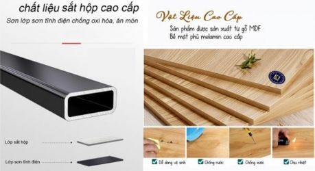 chất liệu bàn chữ z