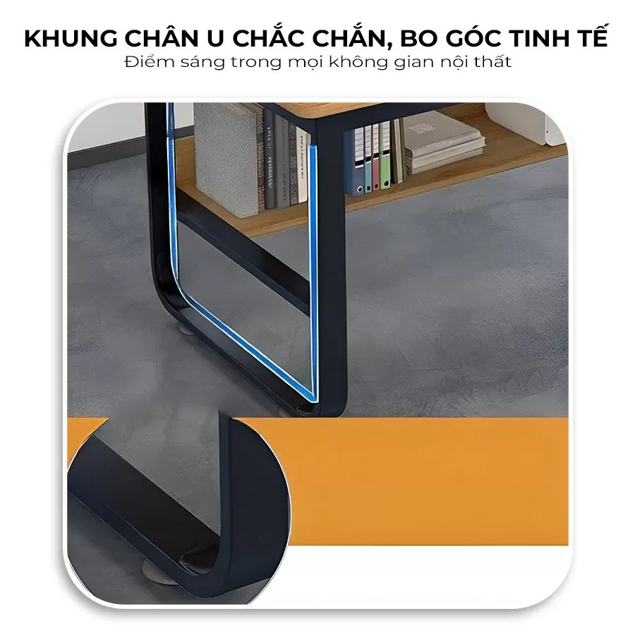 Combo ban lam viec campus va ghe xoay co tua dau