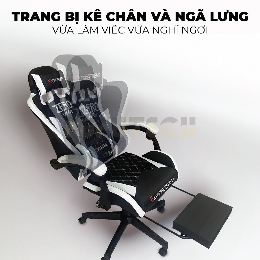 Ghe gaming extreme zero co gac chan fufutech
