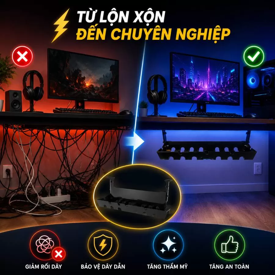 cách đi dây điện đúng cách