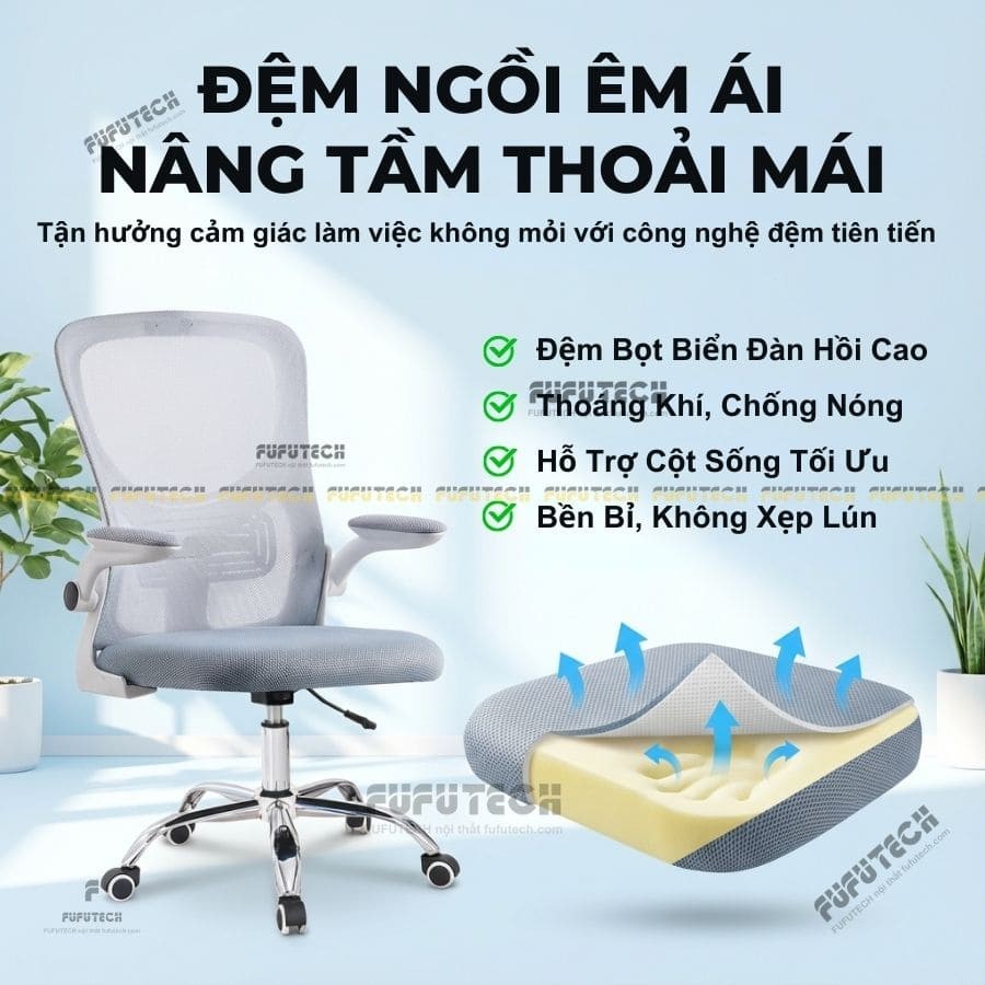 ghế văn phòng chống mỏi lưng