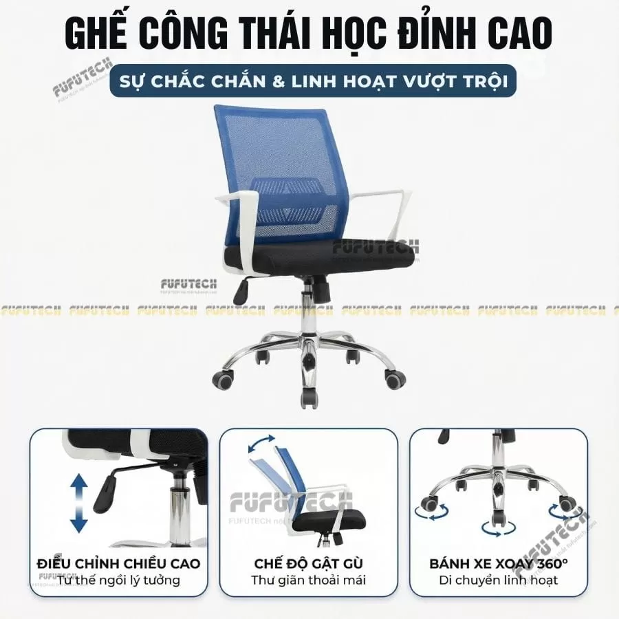 ghế công thái học giá rẻ 