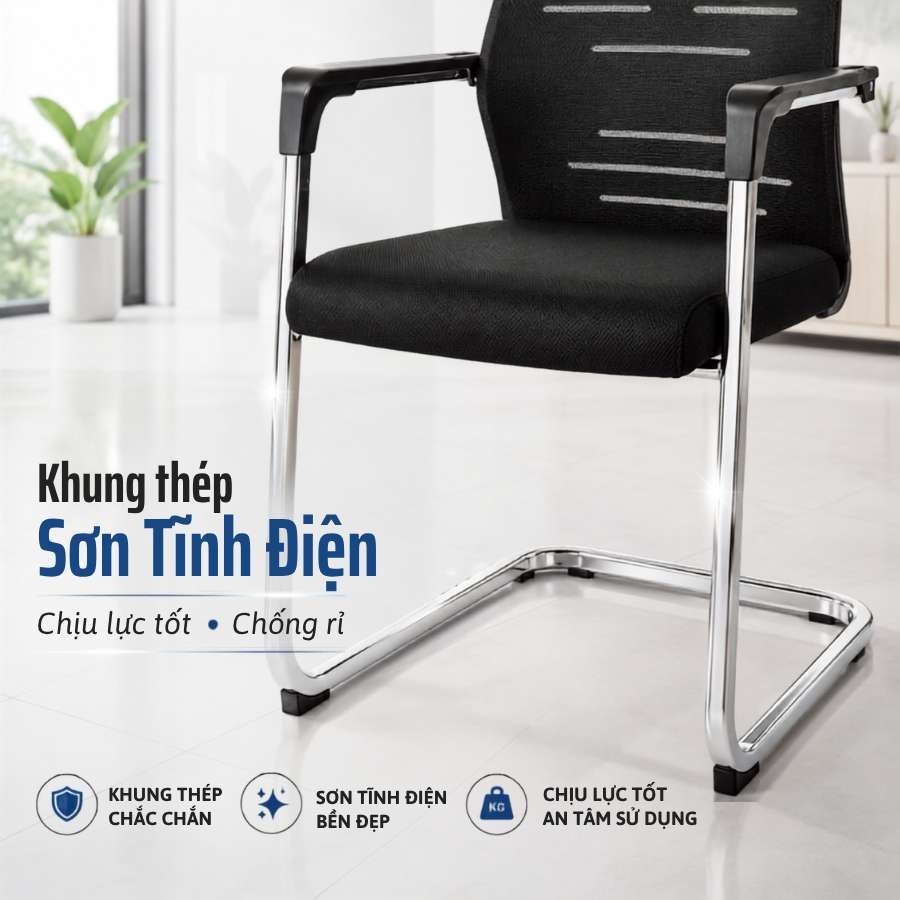 Khung thép chân quỳ chống gỉ của ghế HH000751
