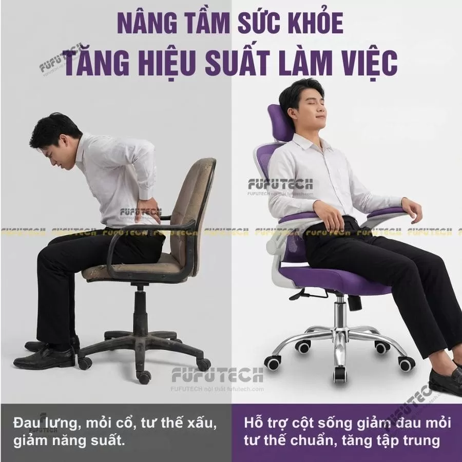ghế làm việc thoải mái