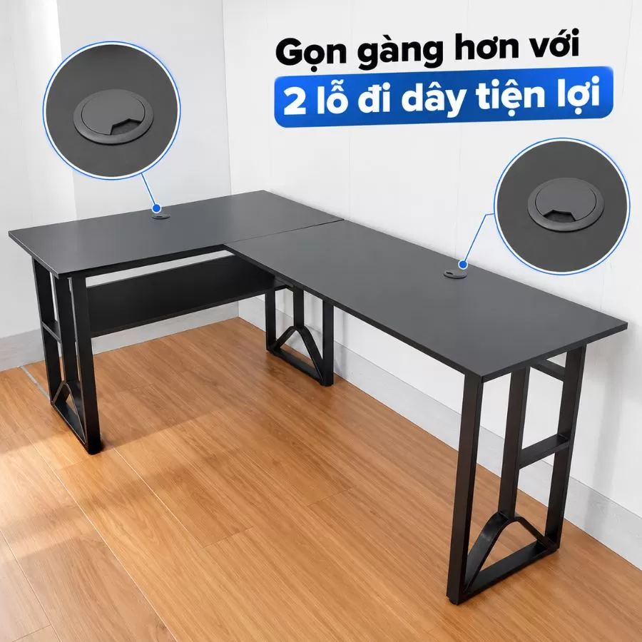 2 lỗ đi dây