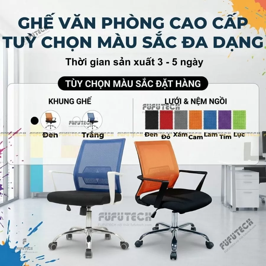 ghế lưới ngồi làm việc 