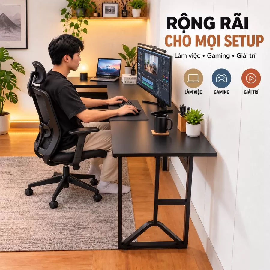 Không gian rộng rãi thoải mái
