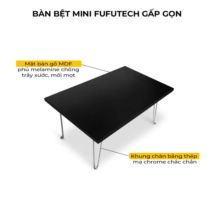 Bàn bệt Mini Fufutech Gấp gọn (1)