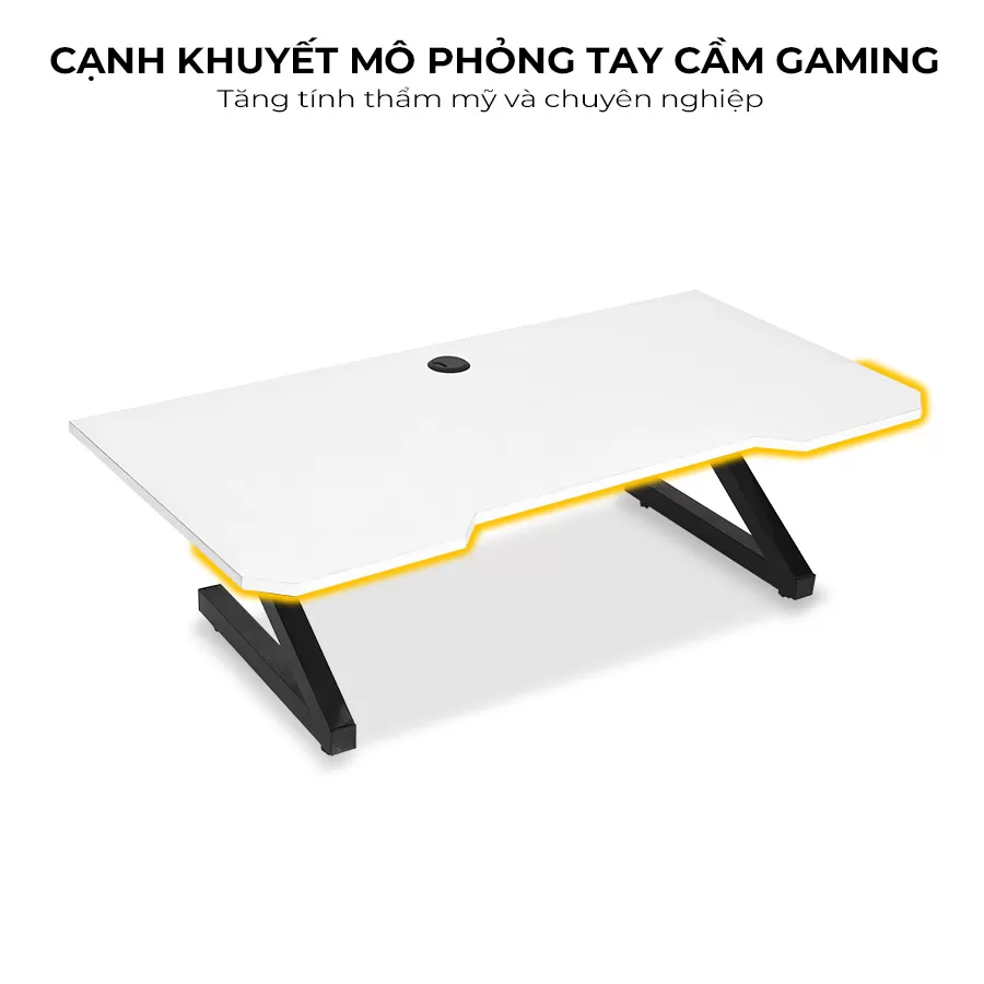Bàn bệt gaming chữ Z cạnh khuyết mô phỏng tay cầm gaming
